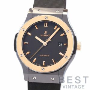 【中古】HUBLOT CLASSIC FUSION CERAMIC KING GOLD ウブロ クラシック・フュージョン セラミック キングゴールド 542.CO.1181.RX