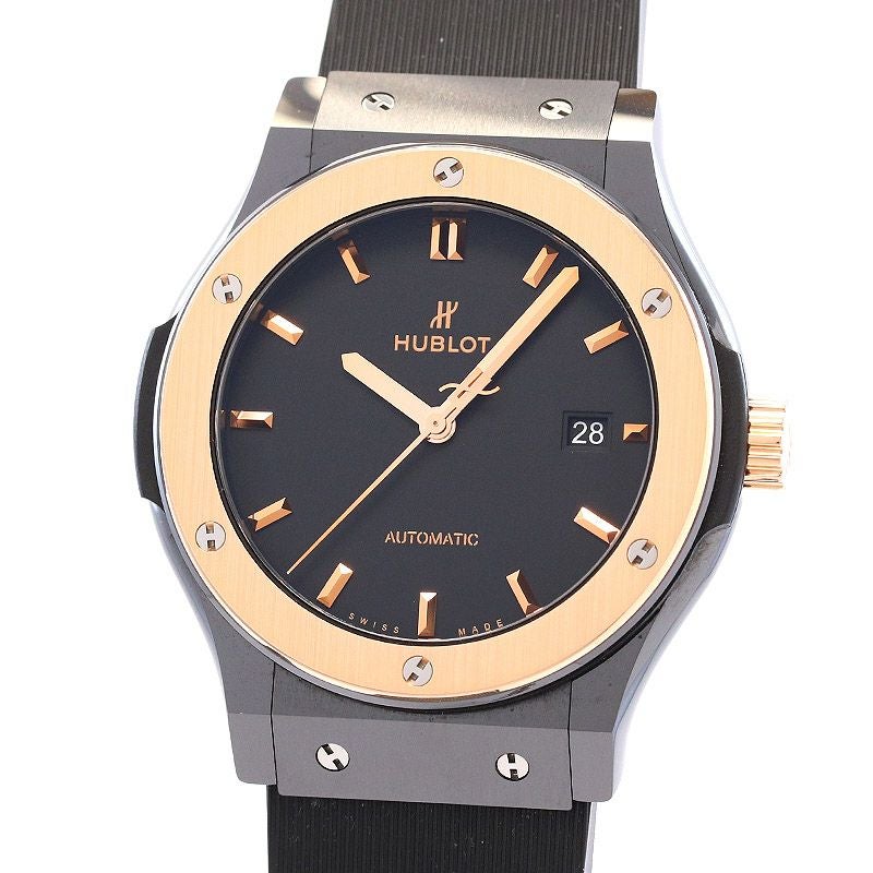 【中古】HUBLOT CLASSIC FUSION CERAMIC KING GOLD ウブロ クラシック・フュージョン セラミック キングゴールド 542.CO.1181.RX