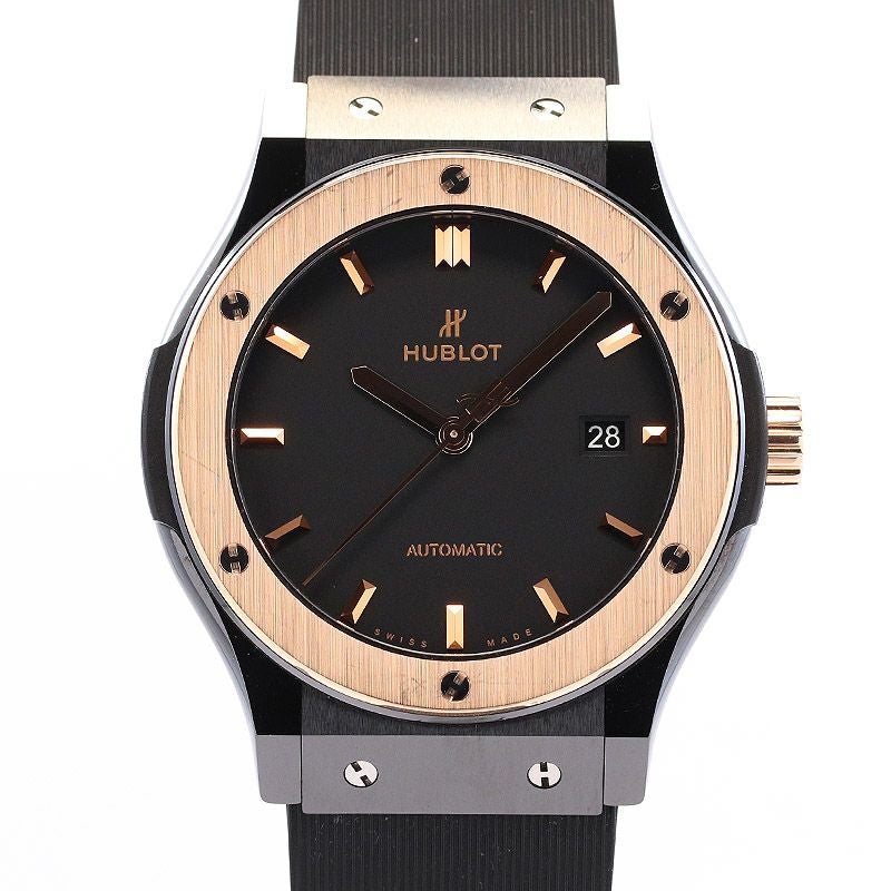 【中古】HUBLOT CLASSIC FUSION CERAMIC KING GOLD ウブロ クラシック・フュージョン セラミック キングゴールド 542.CO.1181.RX