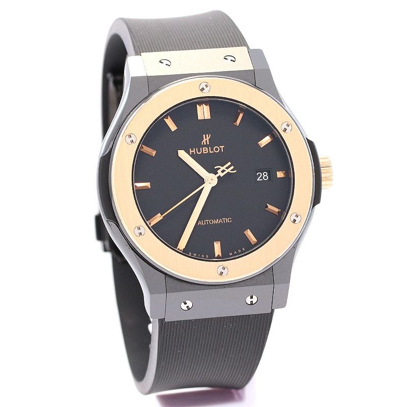 【中古】HUBLOT CLASSIC FUSION CERAMIC KING GOLD ウブロ クラシック・フュージョン セラミック キングゴールド 542.CO.1181.RX