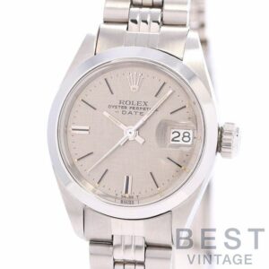 【中古】ROLEX OYSTER PERPETUAL DATE LINEN DIAL ロレックス オイスターパーペチュアル デイト リネンダイヤル 6916/0