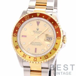 【中古】ROLEX GMT-MASTER II ロレックス GMTマスターII 16713RG