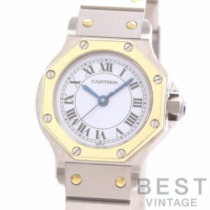 【中古】CARTIER SANTOS RONDE SMALL MODEL / SANTOS OCTAGON SMALL MODEL カルティエ サントスロンドSM / サントスオクタゴンSM 82037288 (0907)