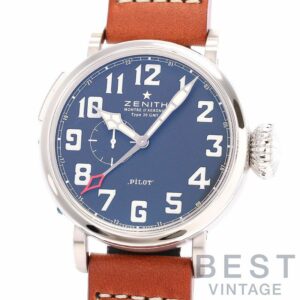 【中古】ZENITH PILOT MONTRE D'AERONEF TYPE 20 GMT ゼニス パイロット アエロネフ タイプ20 GMT 03.2430.693/21.C723