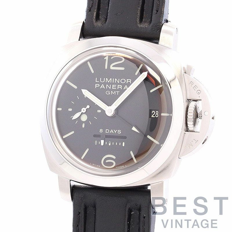 【中古】OFFICINE PANERAI LUMINOR 1950 8 DAYS GMT 44MM オフィチーネ・パネライ ルミノール 1950 8デイズ GMT 44MM PAM00233