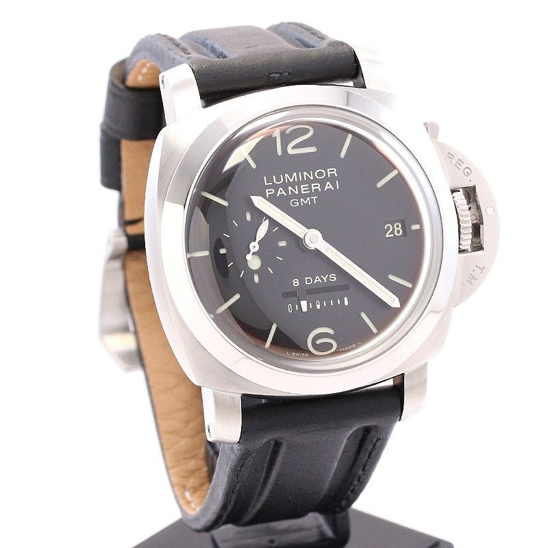 【中古】OFFICINE PANERAI LUMINOR 1950 8 DAYS GMT 44MM オフィチーネ・パネライ ルミノール 1950 8デイズ GMT 44MM PAM00233