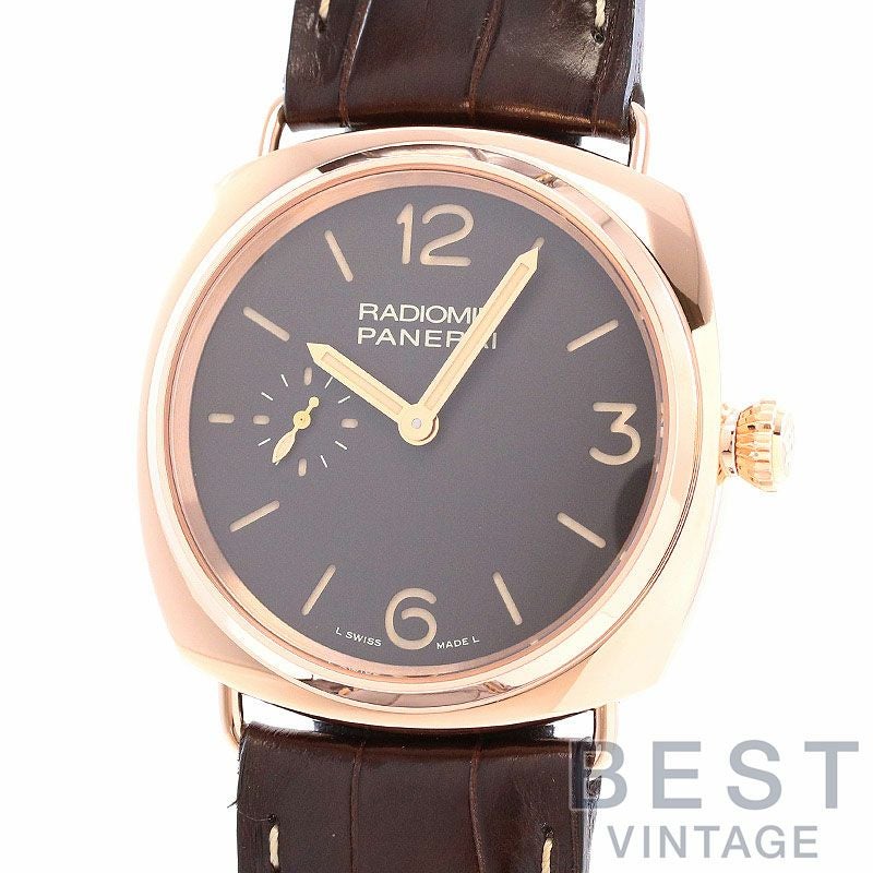 【中古】OFFICINE PANERAI RADIOMIR ORO ROSSO 42MM オフィチーネ・パネライ ラジオミール オロロッソ 42MM PAM00439