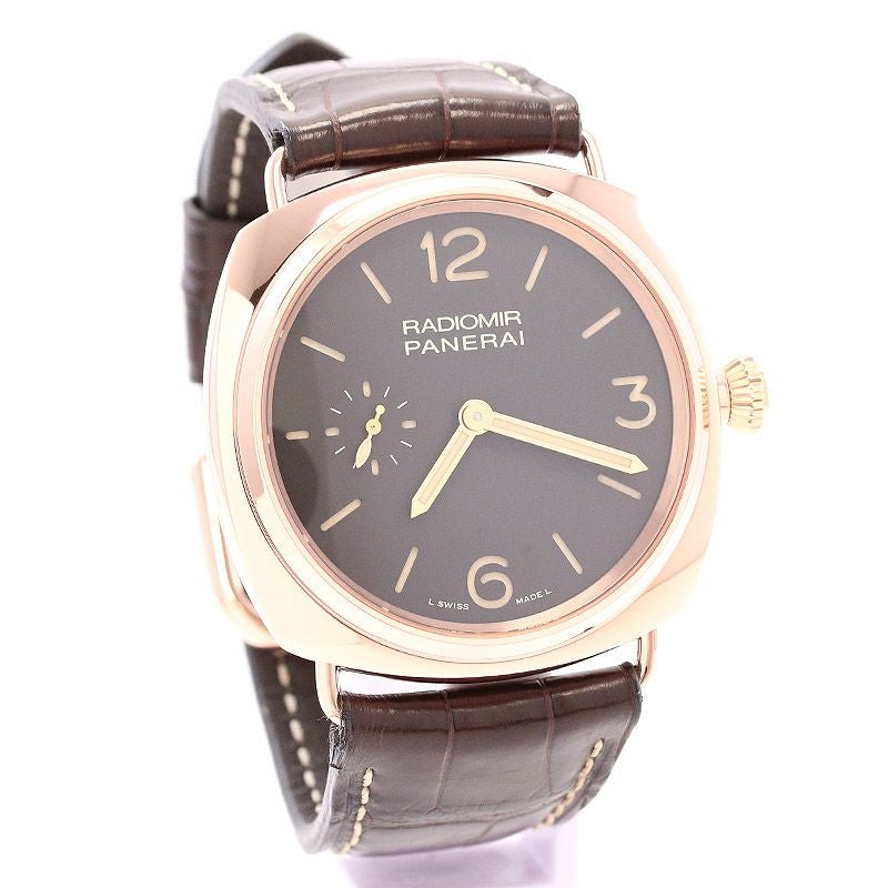 【中古】OFFICINE PANERAI RADIOMIR ORO ROSSO 42MM オフィチーネ・パネライ ラジオミール オロロッソ 42MM PAM00439