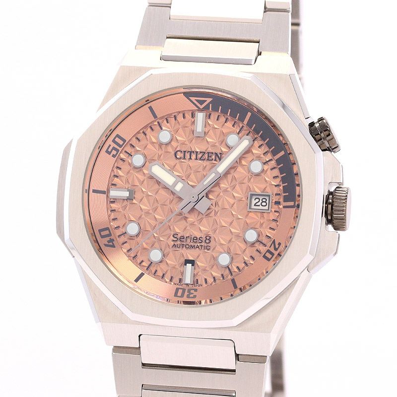 【中古】CITIZEN SERIES 8 890 MECHANICAL LIMITED シチズン シリーズエイト 890メカニカル 1700本限定 桜雲 NB6066-51W