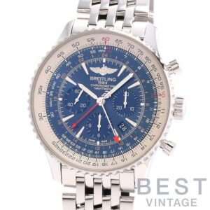 【中古】BREITLING NAVITIMER GMT LIMITED EDITION ブライトリング ナビタイマーGMT リミテッドエディション 1000本限定 AB04411A/C937/443A (A044C37NP)