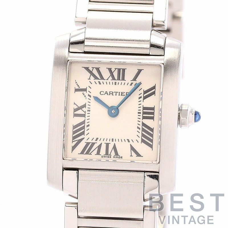 【中古】CARTIER TANK FRANCAISE SMALL MODEL カルティエ タンク フランセーズ SM W51008Q3