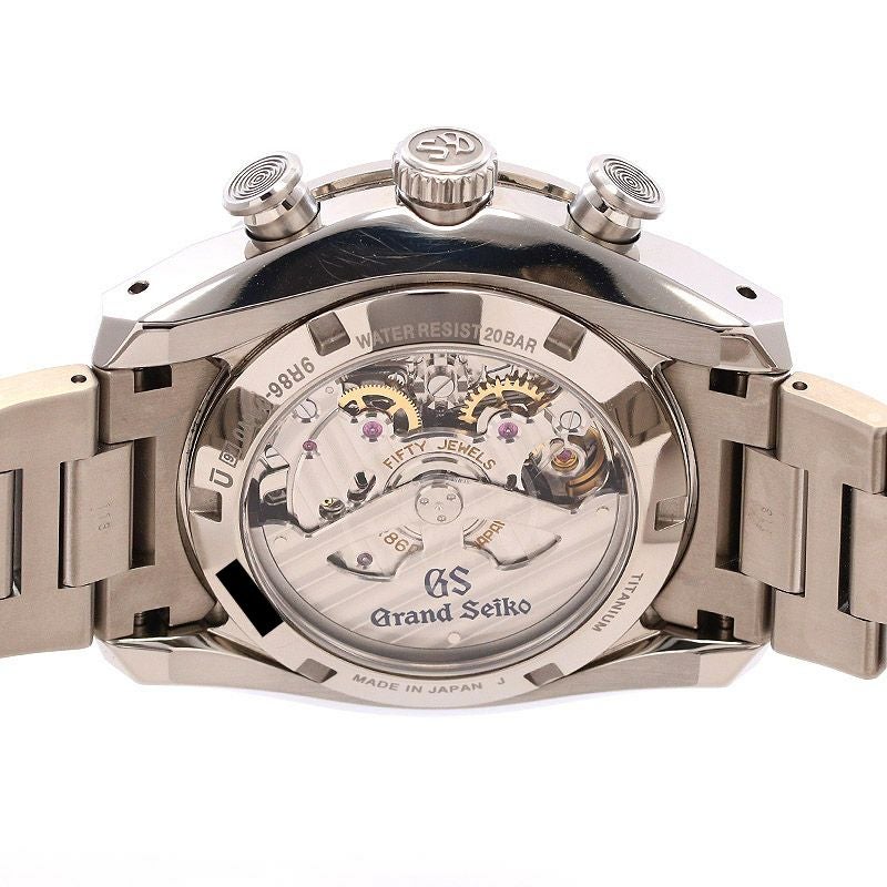 【中古】GRAND SEIKO SPORT COLLECTION SPRING DRIVE GMT CHRONOGRAPH グランドセイコー スポーツコレクション 9Rスプリングドライブ GMT クロノグラフ SBGC253 (9R86-0AN0)