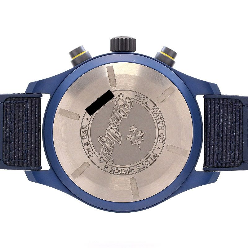 【中古】IWC PILOT'S WATCH CHRONOGRAPH EDITION BLUE ANGELS アイ・ダブリュー・シー パイロット・ウォッチ・クロノグラフ ブルーエンジェルス IW389109