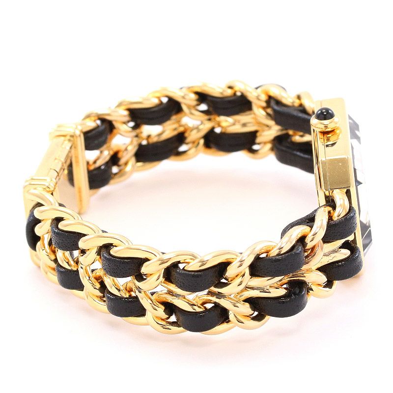【中古】CHANEL PREMIERE SMALL SIZE BRACELET シャネル プルミエール Sサイズブレスレット H0001