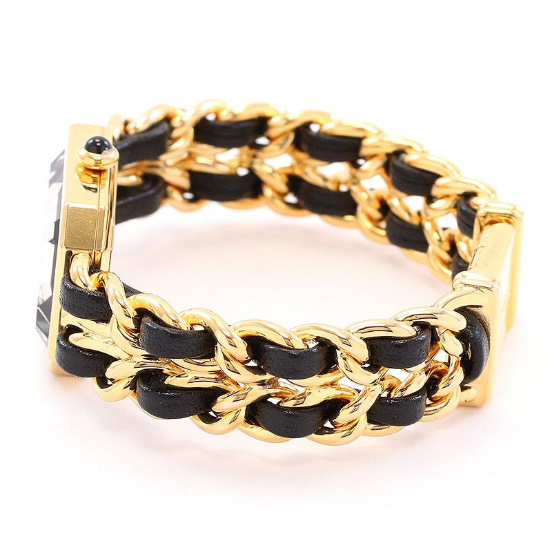 【中古】CHANEL PREMIERE SMALL SIZE BRACELET シャネル プルミエール Sサイズブレスレット H0001