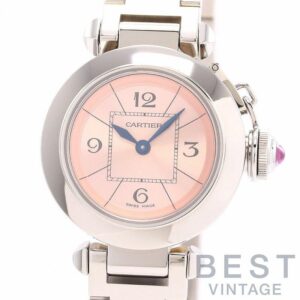 【中古】CARTIER MISS PASHA 27MM カルティエ ミス パシャ 27MM W3140008