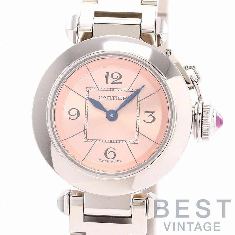 【中古】CARTIER MISS PASHA 27MM カルティエ ミス パシャ 27MM W3140008