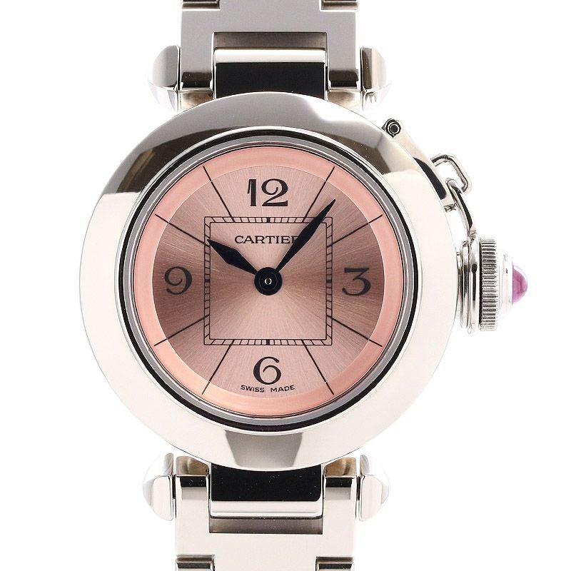 【中古】CARTIER MISS PASHA 27MM カルティエ ミス パシャ 27MM W3140008