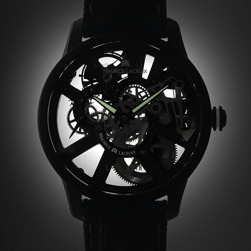 MAURICE LACROIX MASTERPIECE SKELETON LABELNOIR モーリス・ラクロア マスターピース スケルトン ラベルノワール MP7228-DLB04-090-2