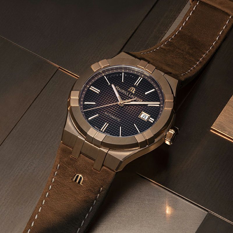 MAURICE LACROIX AIKON AUTOMATIC BRONZE モーリス・ラクロア アイコン オートマティック ブロンズ AI6008-BRZ01-730-3