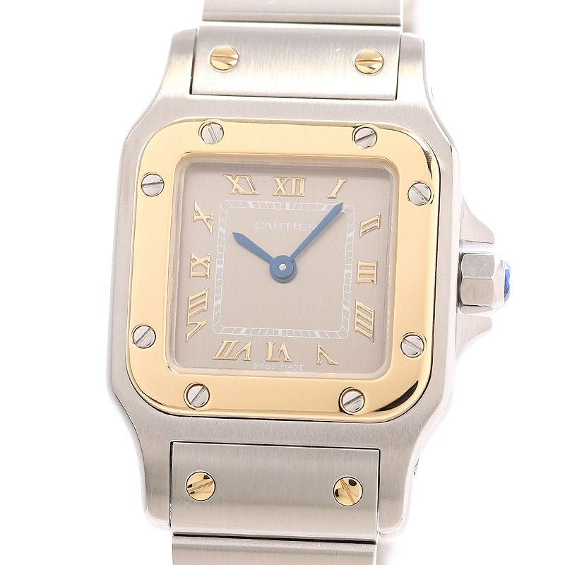 【中古】CARTIER SANTOS GALBEE SMALL MODEL カルティエ サントス ガルベ SM W20031C4