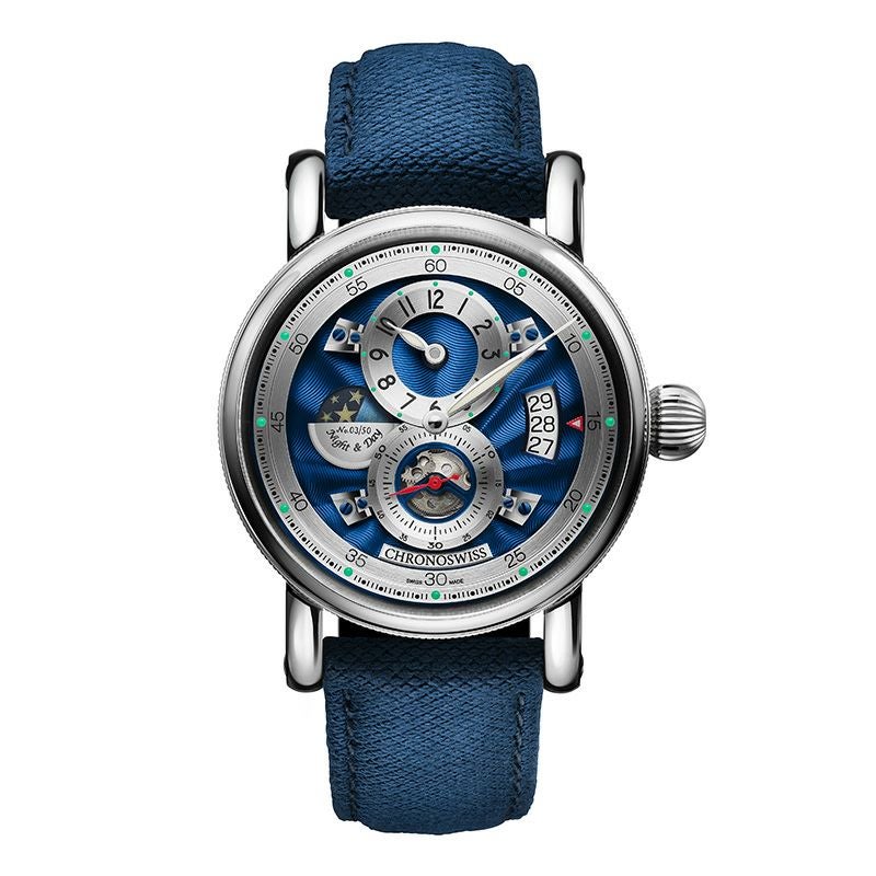 CHRONOSWISS FLYING REGULATOR NIGHT AND DAY MIDNIGHT クロノスイス フライング レギュレーター ナイト&デイ ミッドナイト CH-8763.1-BLSI2