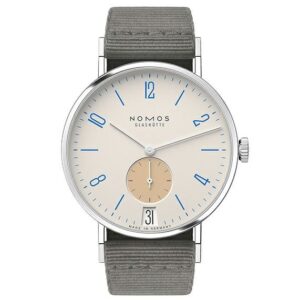 NOMOS GLASHUETTE Tangente 38 Date SCHULHAUSWEISS ノモス グラスヒュッテ タンジェント 38 デイト SCHULHAUSWEISS NM179.S11