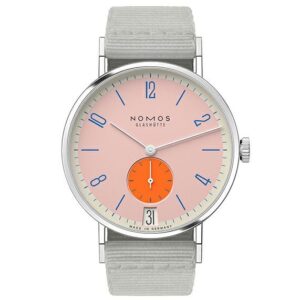 NOMOS GLASHUETTE Tangente 38 Date FLAMINGOPINK ノモス グラスヒュッテ タンジェント 38 デイト FLAMINGOPINK NM179.S12