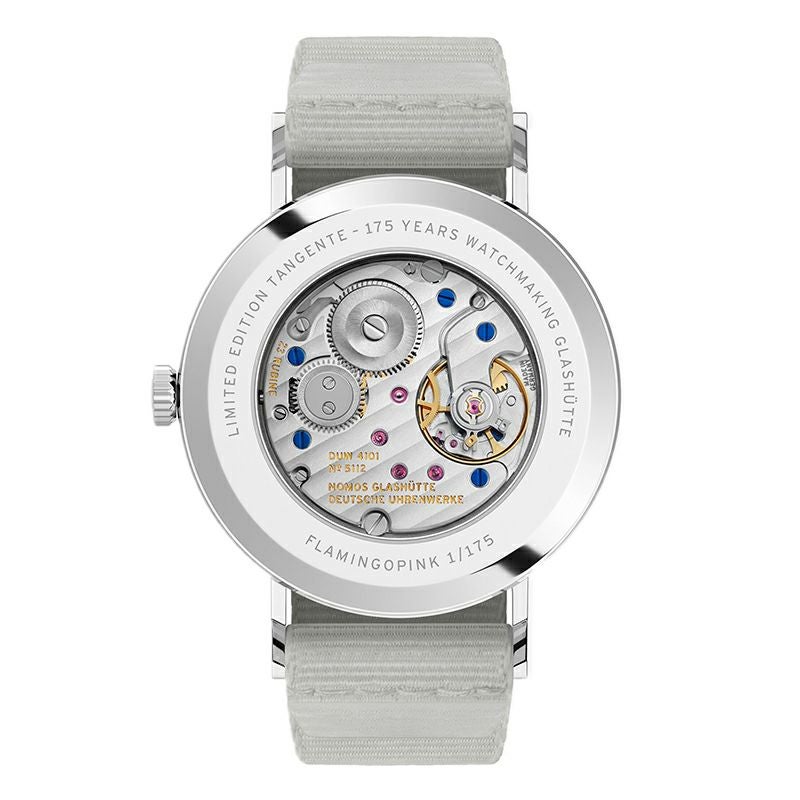 NOMOS GLASHUETTE Tangente 38 Date FLAMINGOPINK ノモス グラスヒュッテ タンジェント 38 デイト FLAMINGOPINK NM179.S12