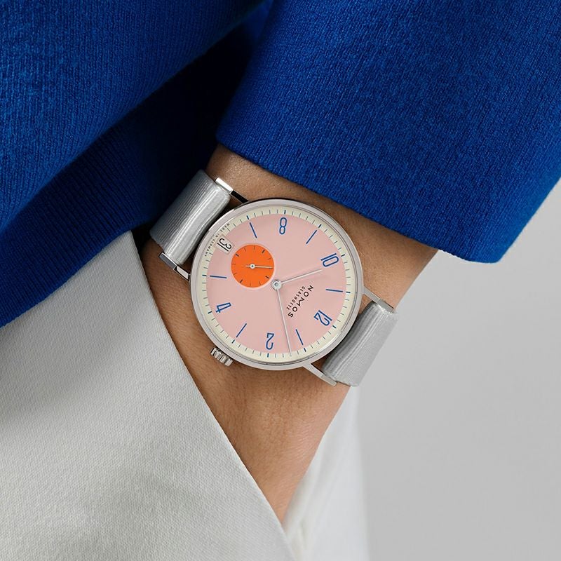 NOMOS GLASHUETTE Tangente 38 Date FLAMINGOPINK ノモス グラスヒュッテ タンジェント 38 デイト FLAMINGOPINK NM179.S12