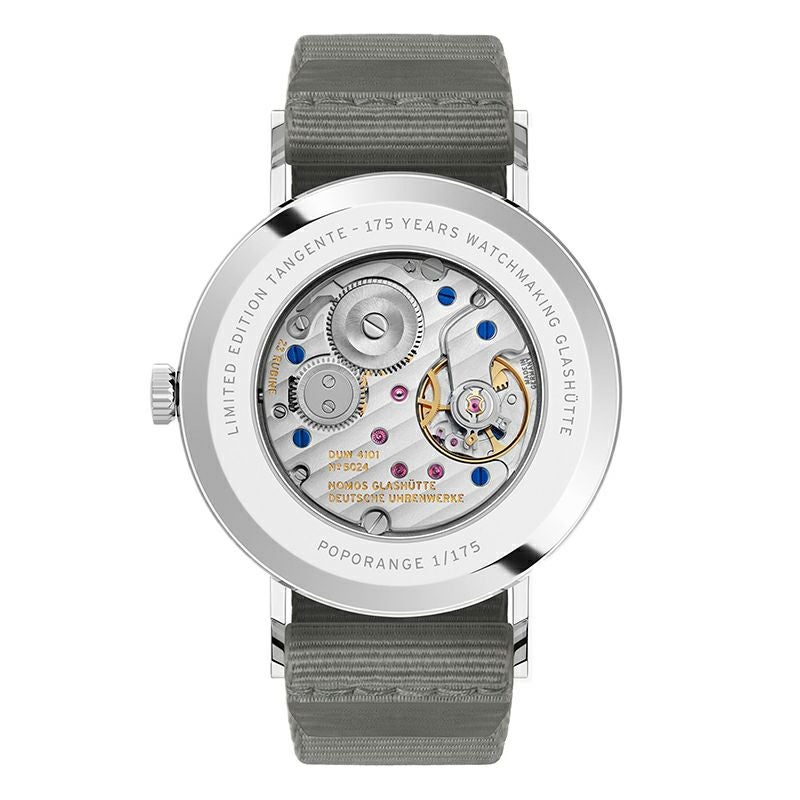 NOMOS GLASHUETTE Tangente 38 Date POPORANGE ノモス グラスヒュッテ タンジェント 38 デイト POPORANGE NM179.S13
