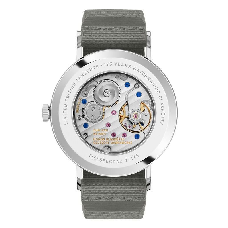 NOMOS GLASHUETTE Tangente 38 Date TIEFSEEGRAU ノモス グラスヒュッテ タンジェント 38 デイト TIEFSEEGRAU NM179.S19