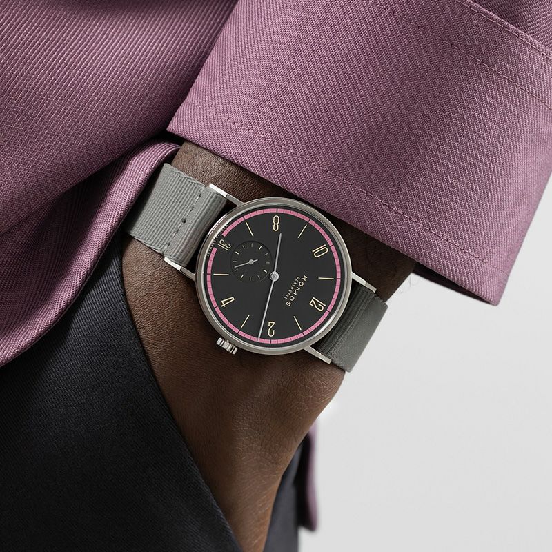 NOMOS GLASHUETTE Tangente 38 Date TIEFSEEGRAU ノモス グラスヒュッテ タンジェント 38 デイト TIEFSEEGRAU NM179.S19