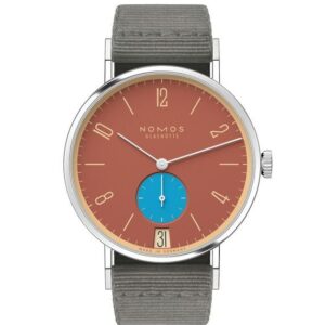 NOMOS GLASHUETTE Tangente 38 Date ZIEGELBLAU ノモス グラスヒュッテ タンジェント 38 デイト ZIEGELBLAU NM179.S27