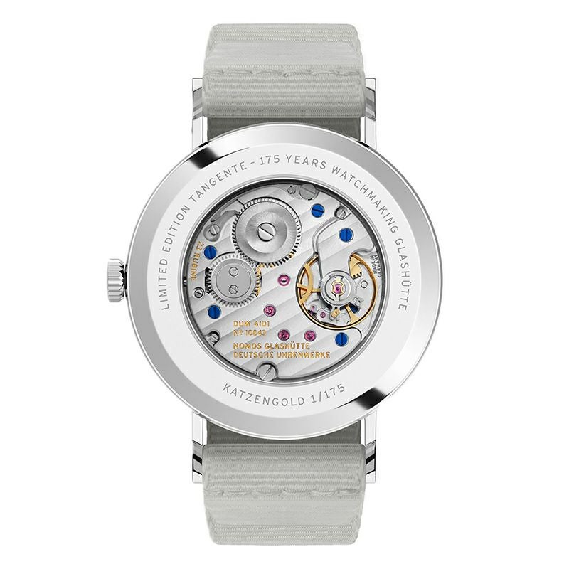 NOMOS GLASHUETTE Tangente 38 Date KATZENGOLD ノモス グラスヒュッテ タンジェント 38 デイト KATZENGOLD NM179.S8