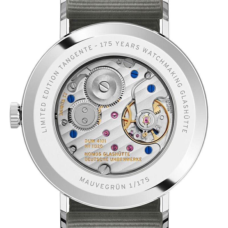 NOMOS GLASHUETTE Tangente 38 Date MAUVEGRÜN ノモス グラスヒュッテ タンジェント 38 デイト MAUVEGRÜN NM179.S9