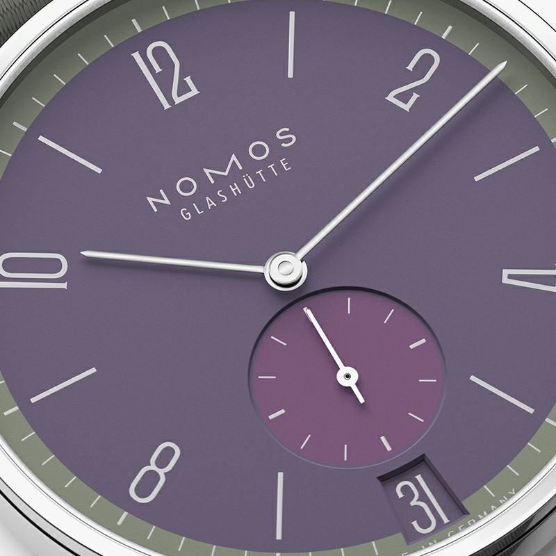 NOMOS GLASHUETTE Tangente 38 Date MAUVEGRÜN ノモス グラスヒュッテ タンジェント 38 デイト MAUVEGRÜN NM179.S9