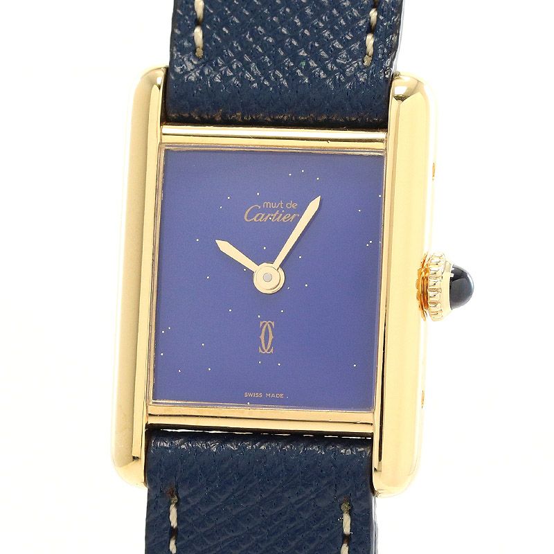 【中古】CARTIER MUST TANK SMALL MODEL VERMEIL カルティエ マストタンク SM ヴェルメイユ 82975413 (3)