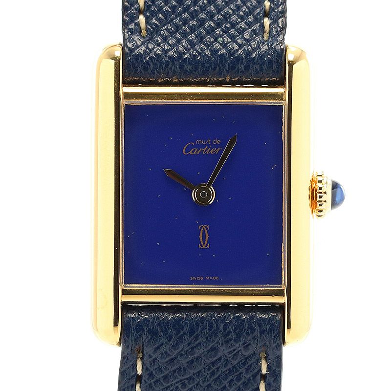 【中古】CARTIER MUST TANK SMALL MODEL VERMEIL カルティエ マストタンク SM ヴェルメイユ 82975413 (3)