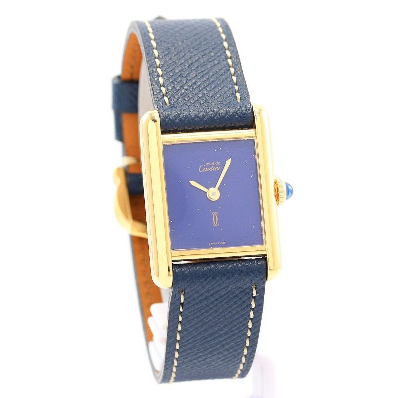 【中古】CARTIER MUST TANK SMALL MODEL VERMEIL カルティエ マストタンク SM ヴェルメイユ 82975413 (3)