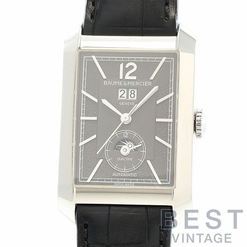 【中古】BAUME & MERCIER HAMPTON DUAL TIME BIG DATE ボーム&メルシエ ハンプトン デュアルタイム ビッグデイト M0A10666