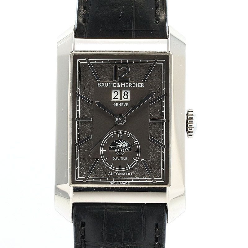 【中古】BAUME & MERCIER HAMPTON DUAL TIME BIG DATE ボーム&メルシエ ハンプトン デュアルタイム ビッグデイト M0A10666