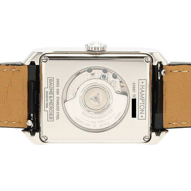 【中古】BAUME & MERCIER HAMPTON DUAL TIME BIG DATE ボーム&メルシエ ハンプトン デュアルタイム ビッグデイト M0A10666