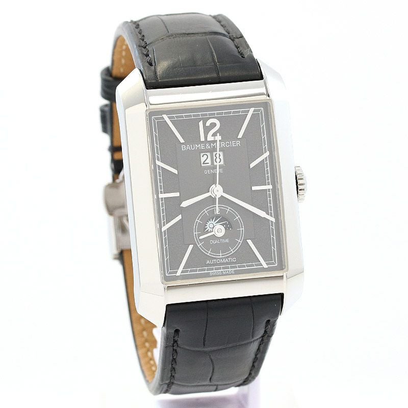 【中古】BAUME & MERCIER HAMPTON DUAL TIME BIG DATE ボーム&メルシエ ハンプトン デュアルタイム ビッグデイト M0A10666