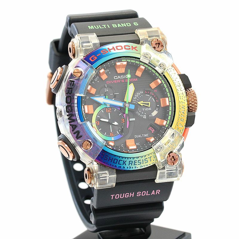 【中古】CASIO G-SHOCK FROGMAN BORNEO RAINBOW TOAD カシオ Gショック フロッグマン ボルネオ・レインボー・トード GWF-A1000BRT-1AJR