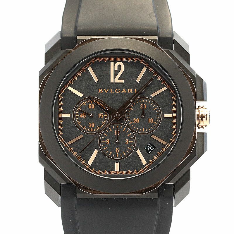 【中古】BVLGARI OCTO VELOCISSIMO CHRONOGRAPH ブルガリ オクト オリジナーレ クロノグラフ 103075 (BGO41PBBSGVDCH / BGOP41SGCH)