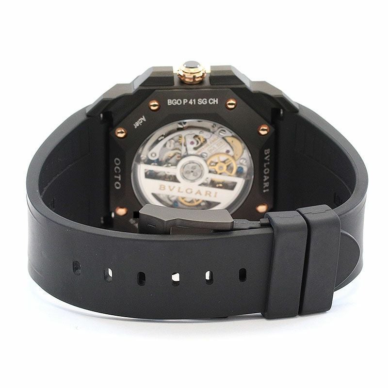 【中古】BVLGARI OCTO VELOCISSIMO CHRONOGRAPH ブルガリ オクト オリジナーレ クロノグラフ 103075 (BGO41PBBSGVDCH / BGOP41SGCH)