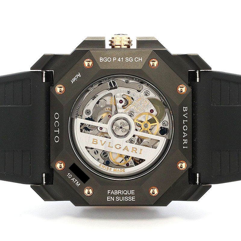 【中古】BVLGARI OCTO VELOCISSIMO CHRONOGRAPH ブルガリ オクト オリジナーレ クロノグラフ 103075 (BGO41PBBSGVDCH / BGOP41SGCH)