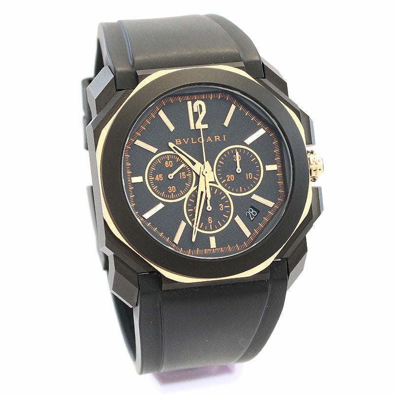 【中古】BVLGARI OCTO VELOCISSIMO CHRONOGRAPH ブルガリ オクト オリジナーレ クロノグラフ 103075 (BGO41PBBSGVDCH / BGOP41SGCH)
