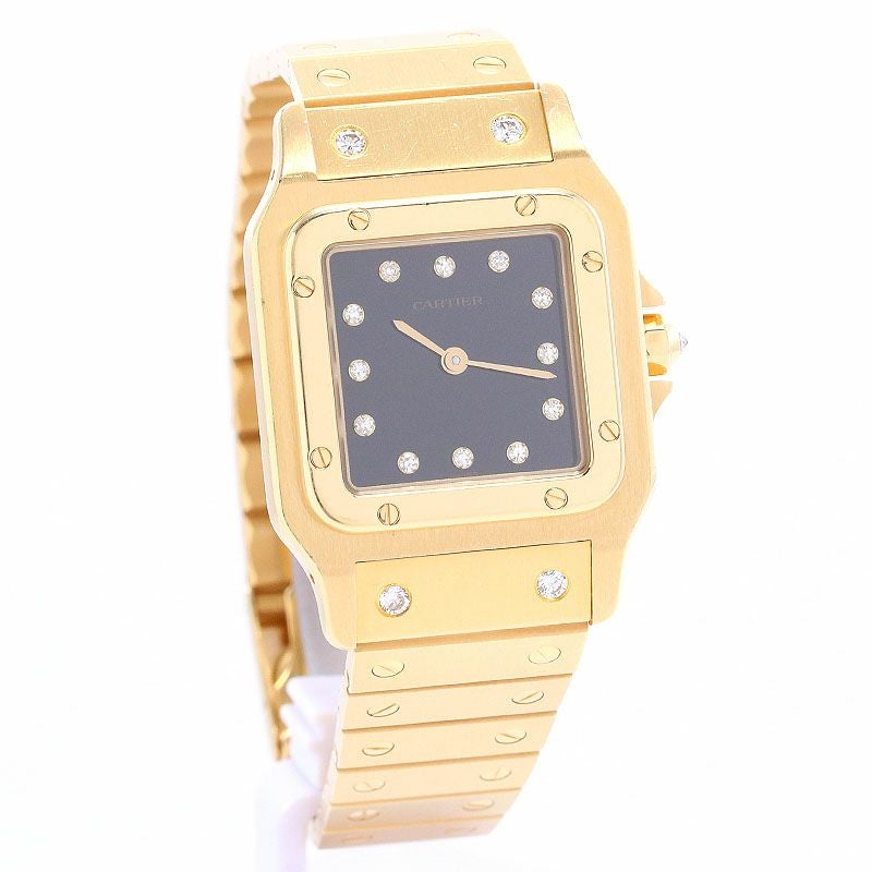 【中古】CARTIER SANTOS CARREE / SANTOS GALBEE LARGE MODEL カルティエ サントス カレ LM / サントス ガルベ LM 84430000 (2960)
